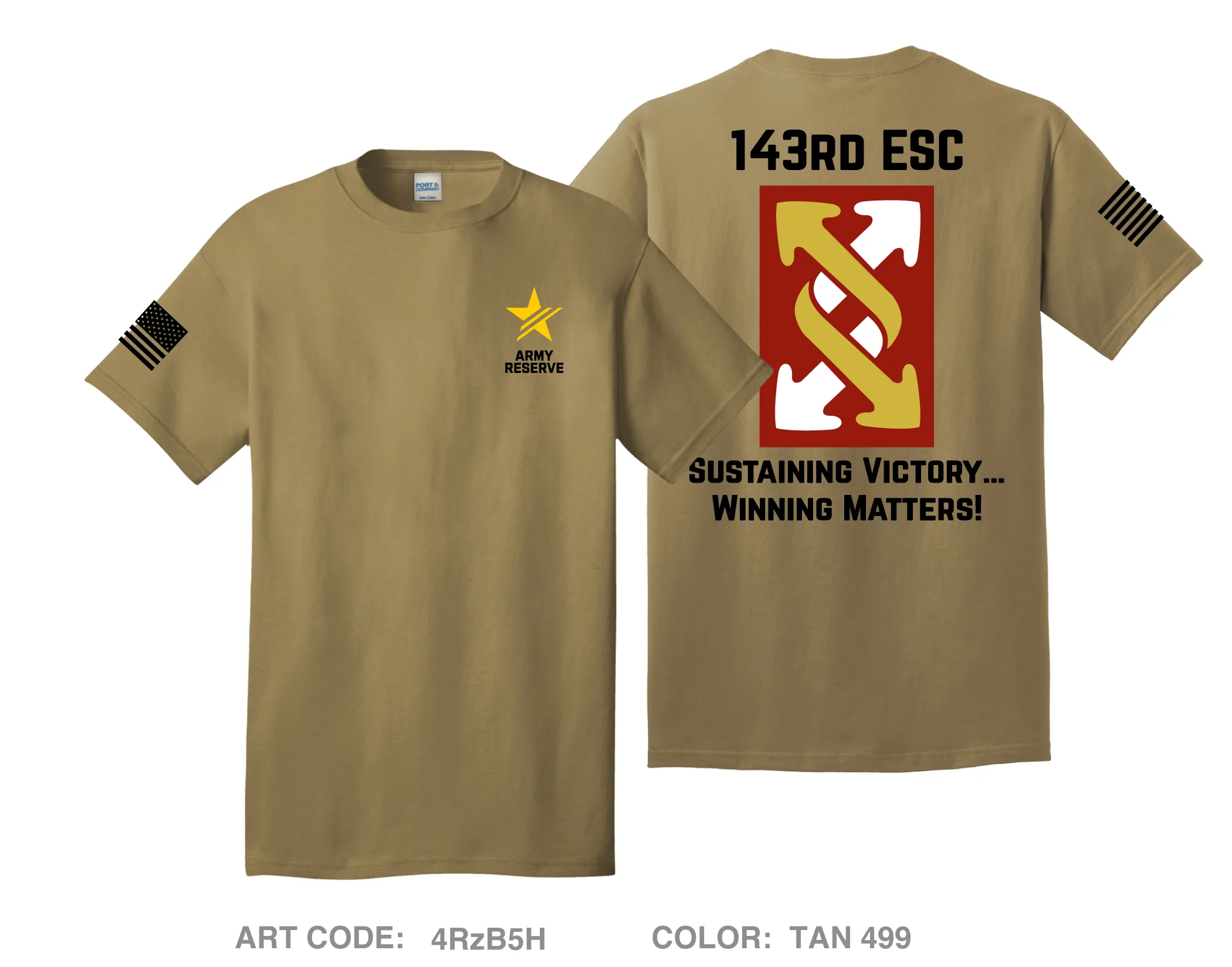 143rd ESC Comfort Unisex Cotton SS Tee - 4RzB5H