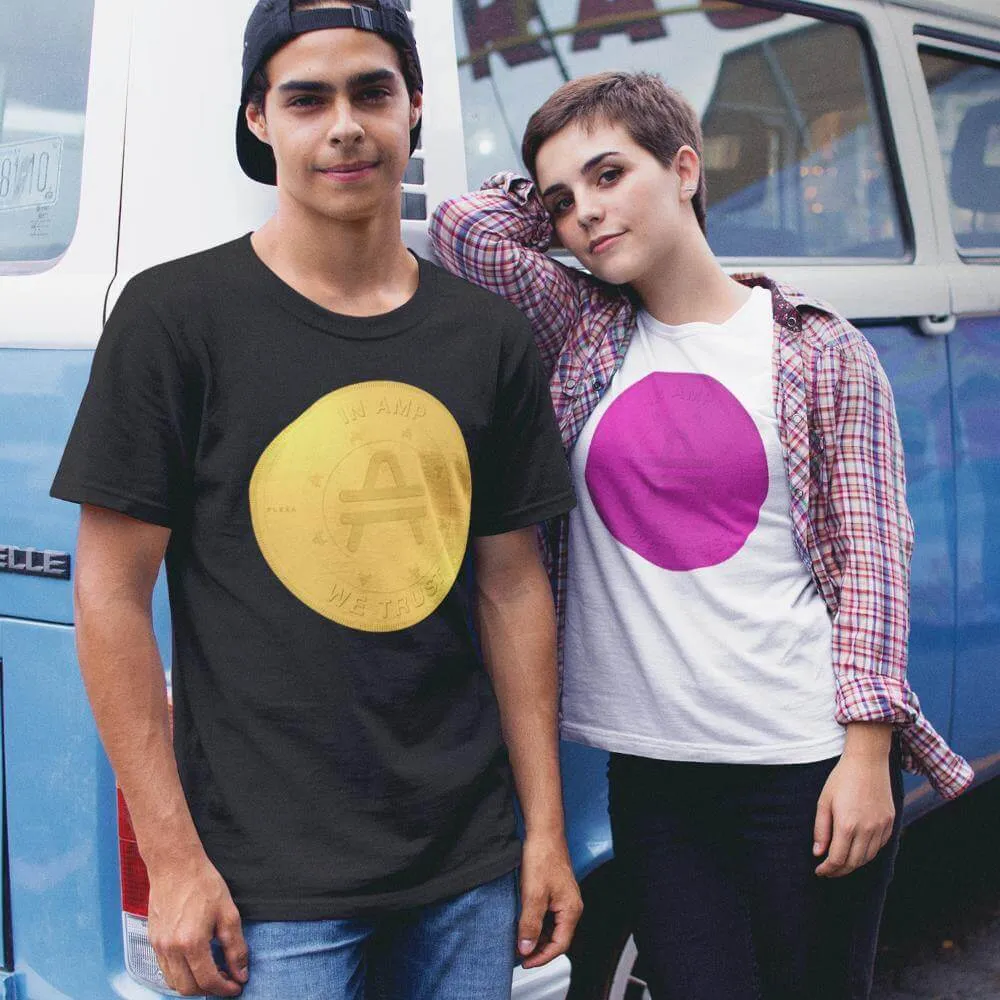 2D "IN AMP WE TRUST" AMP Token T-Shirt