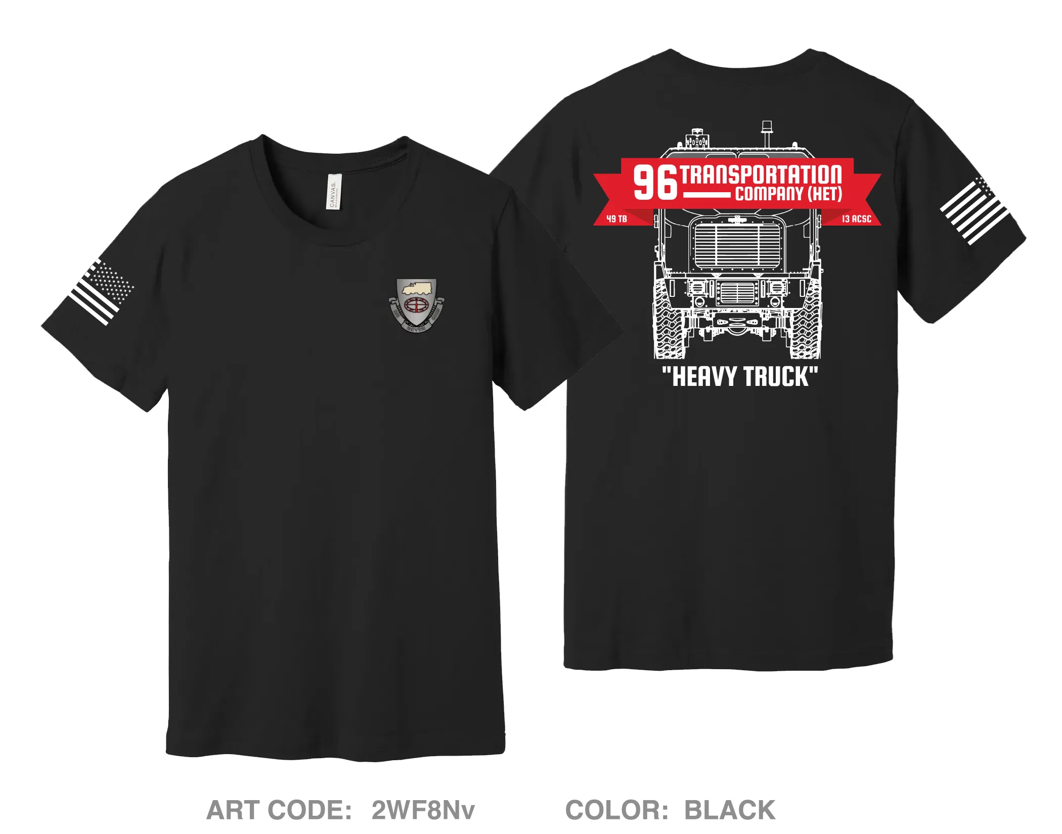 96th transportation company (HET) Comfort Unisex Cotton SS Tee - 2WF8Nv