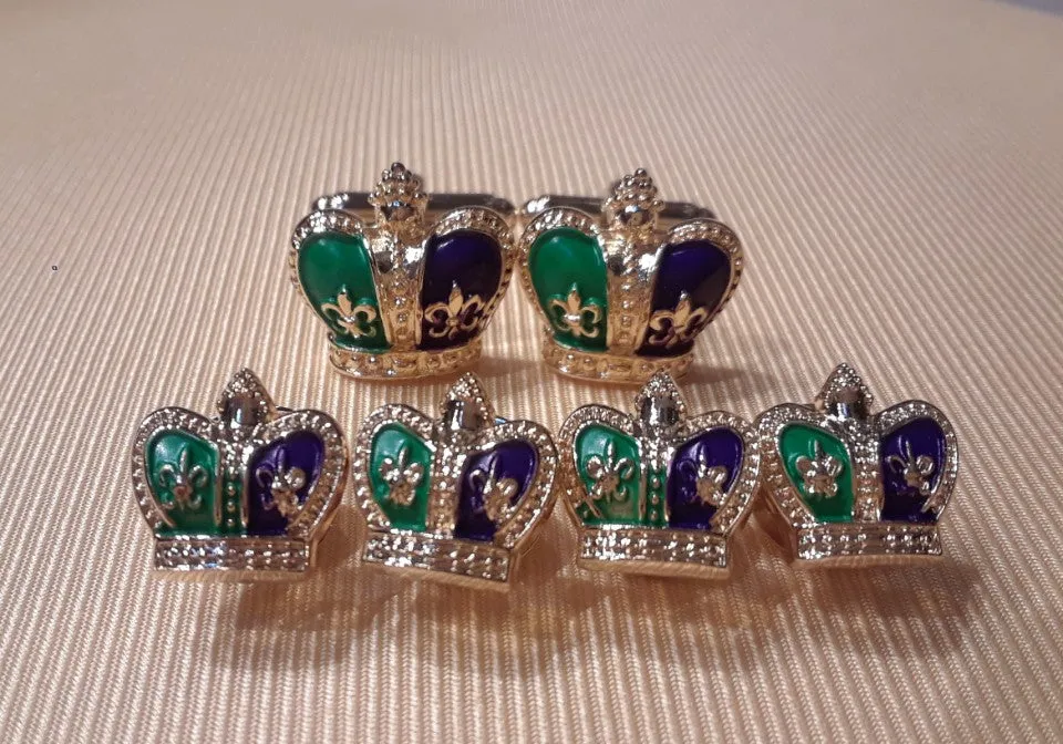 A Crowning, or Jester, Formal Wear Set & Cuff Link, NOK Exclusive! 2 Photos.