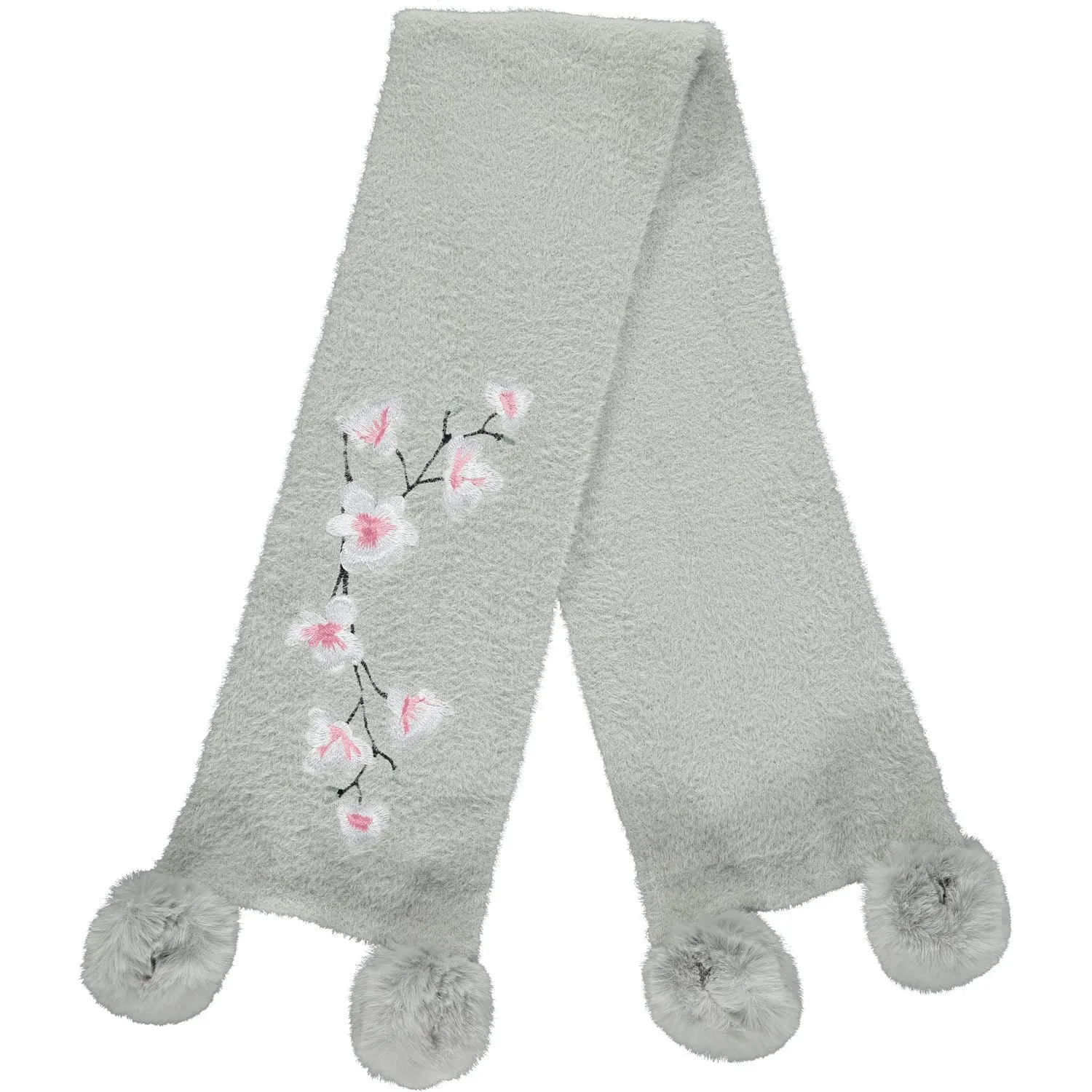A DEE - Magnolia Knitted Scarf - Grey