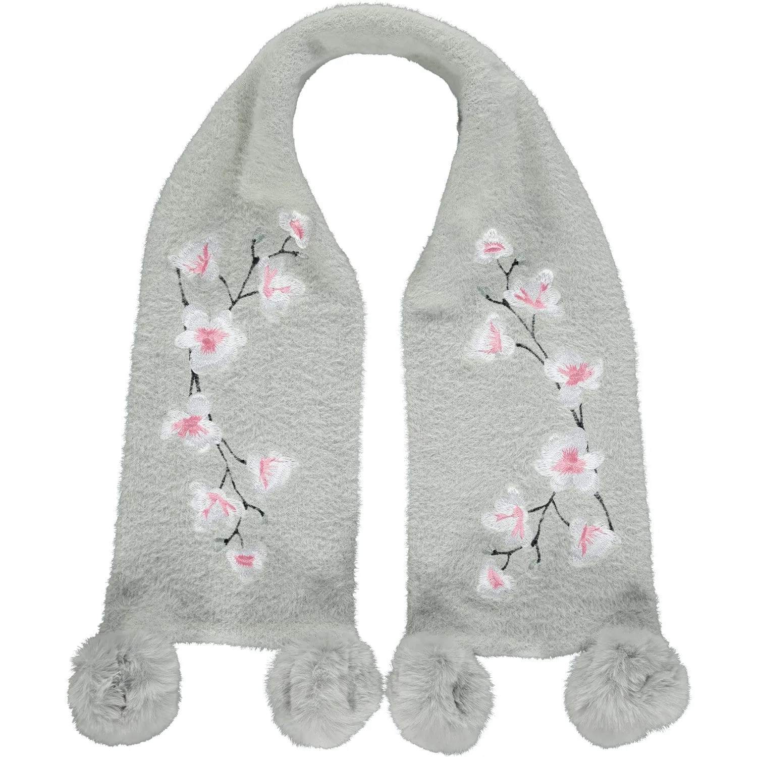 A DEE - Magnolia Knitted Scarf - Grey