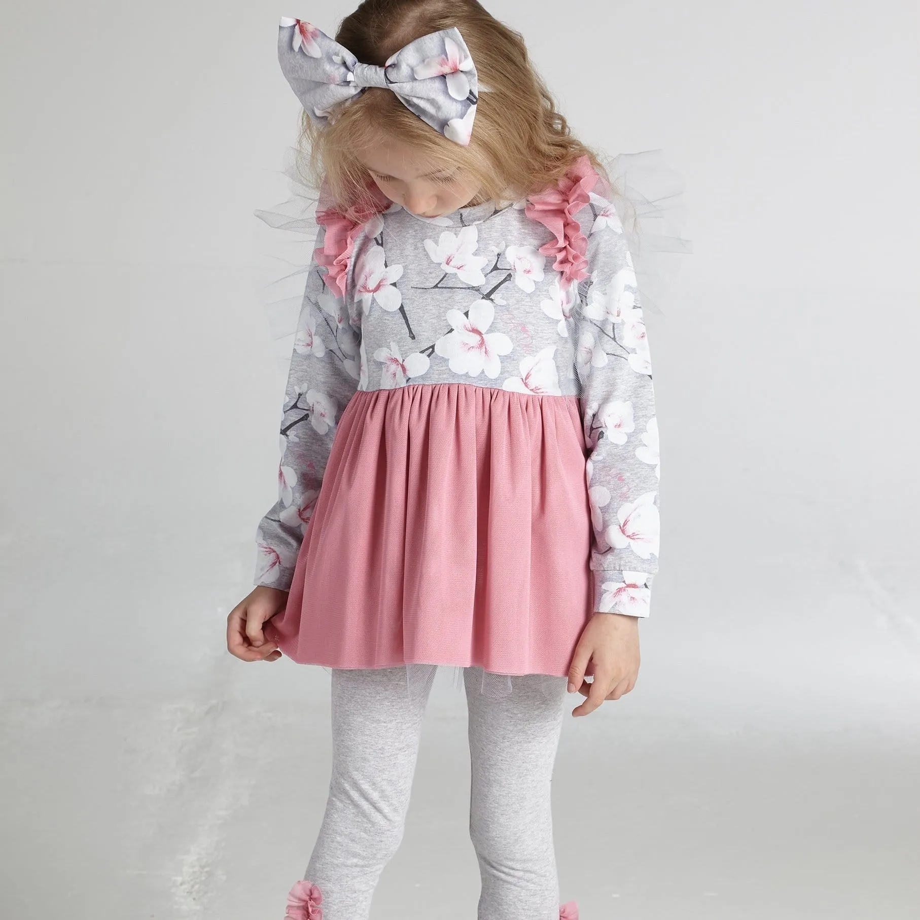 A DEE - Magnolia Tule Legging Set - Grey