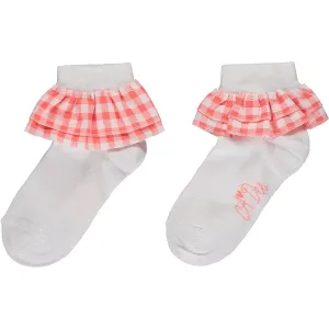 A DEE - Yumi Garden Party Ankle Socks - White
