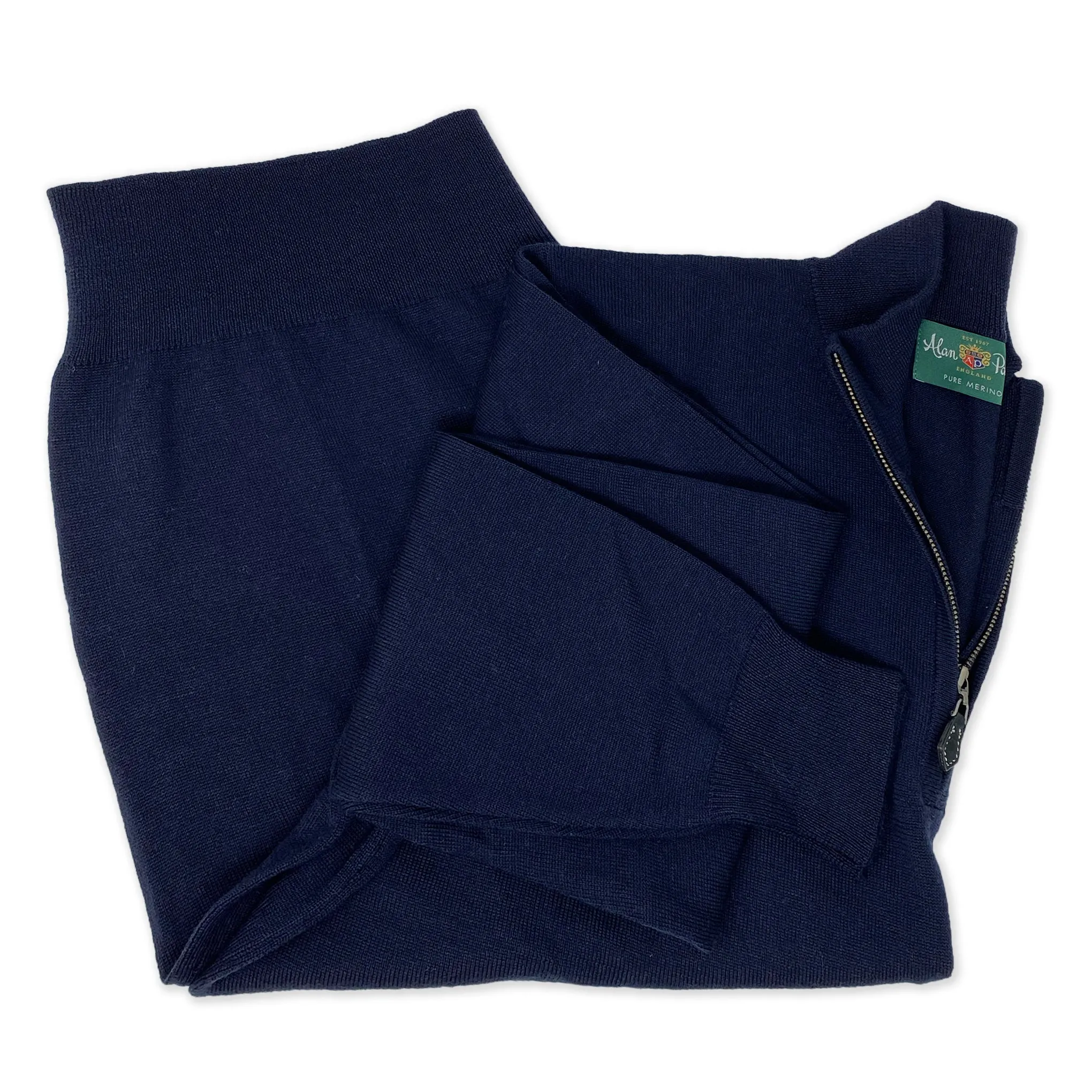 ALAN PAINE Quarter Zip Sweater