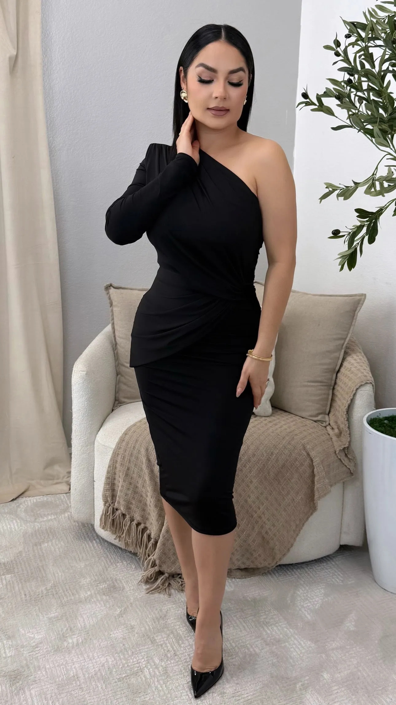 ALIEDA BLACK DRESS