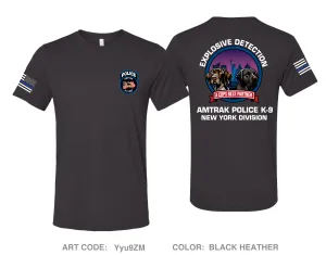 Amtrak police K-9 unit Comfort Unisex Triblend SS Tee - Yyu9ZM
