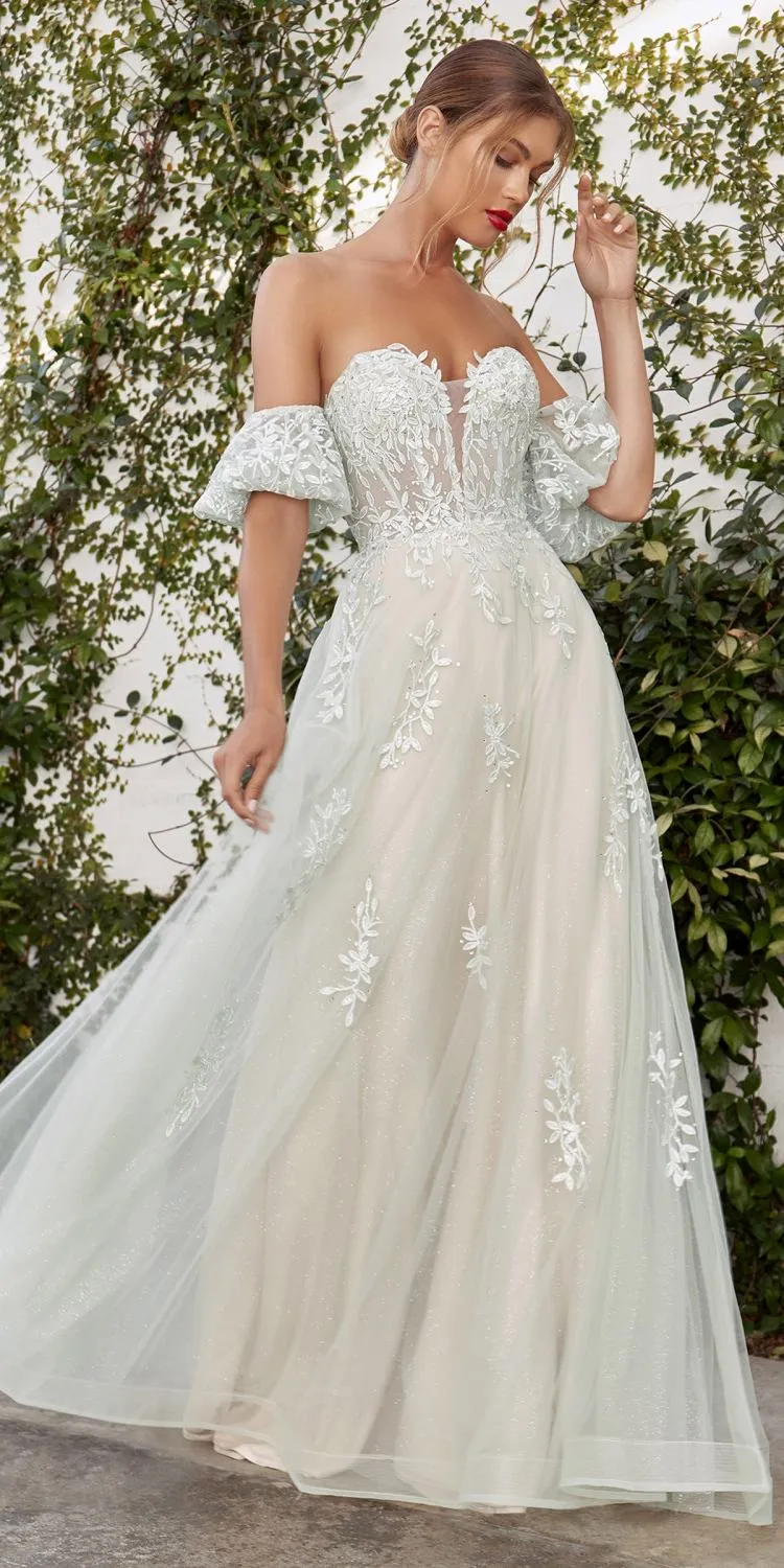 Andrea & Leo A1046 Long A-Line Willow Gown