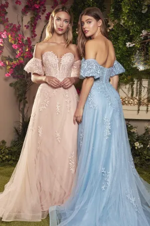 Andrea & Leo A1046 Long A-Line Willow Gown