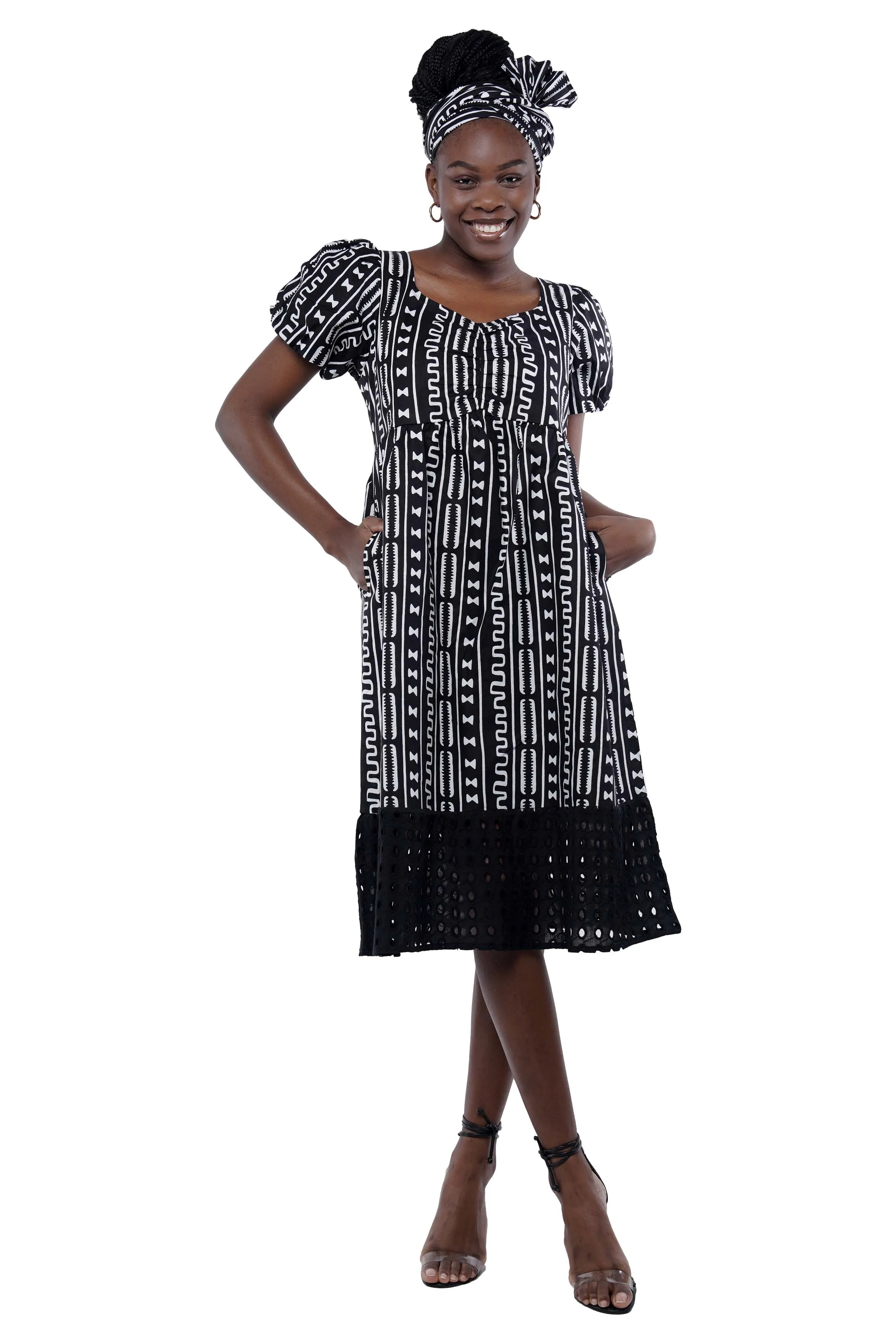 Ankara Midi Dress