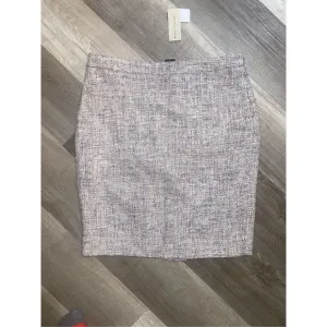 Ann Taylor NWT Purple Gray Tweed Pencil Skirt, Size 4, MSRP $120
