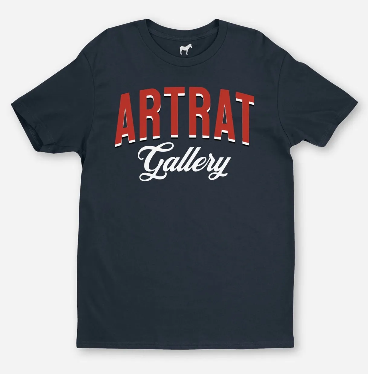 ArtRat Gallery Cotton T-Shirt - Navy