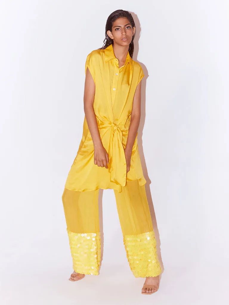 Aspen Yellow Knot Shirt