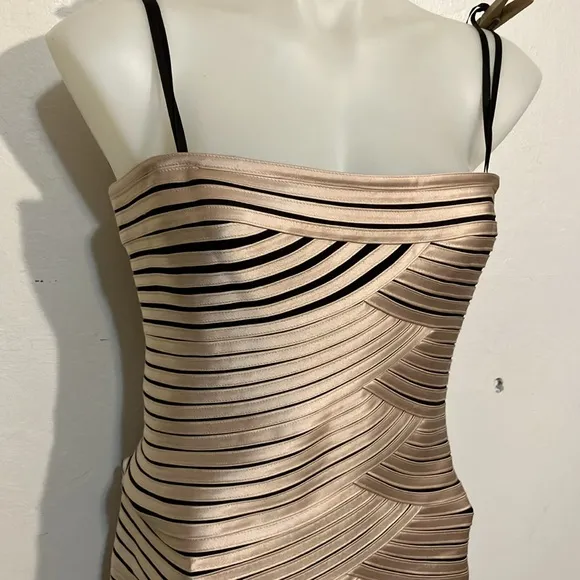 BCBG Maxazria formal ribbon pencil dress size 10 🔥