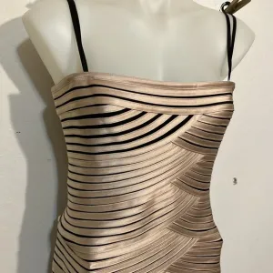 BCBG Maxazria formal ribbon pencil dress size 10 🔥