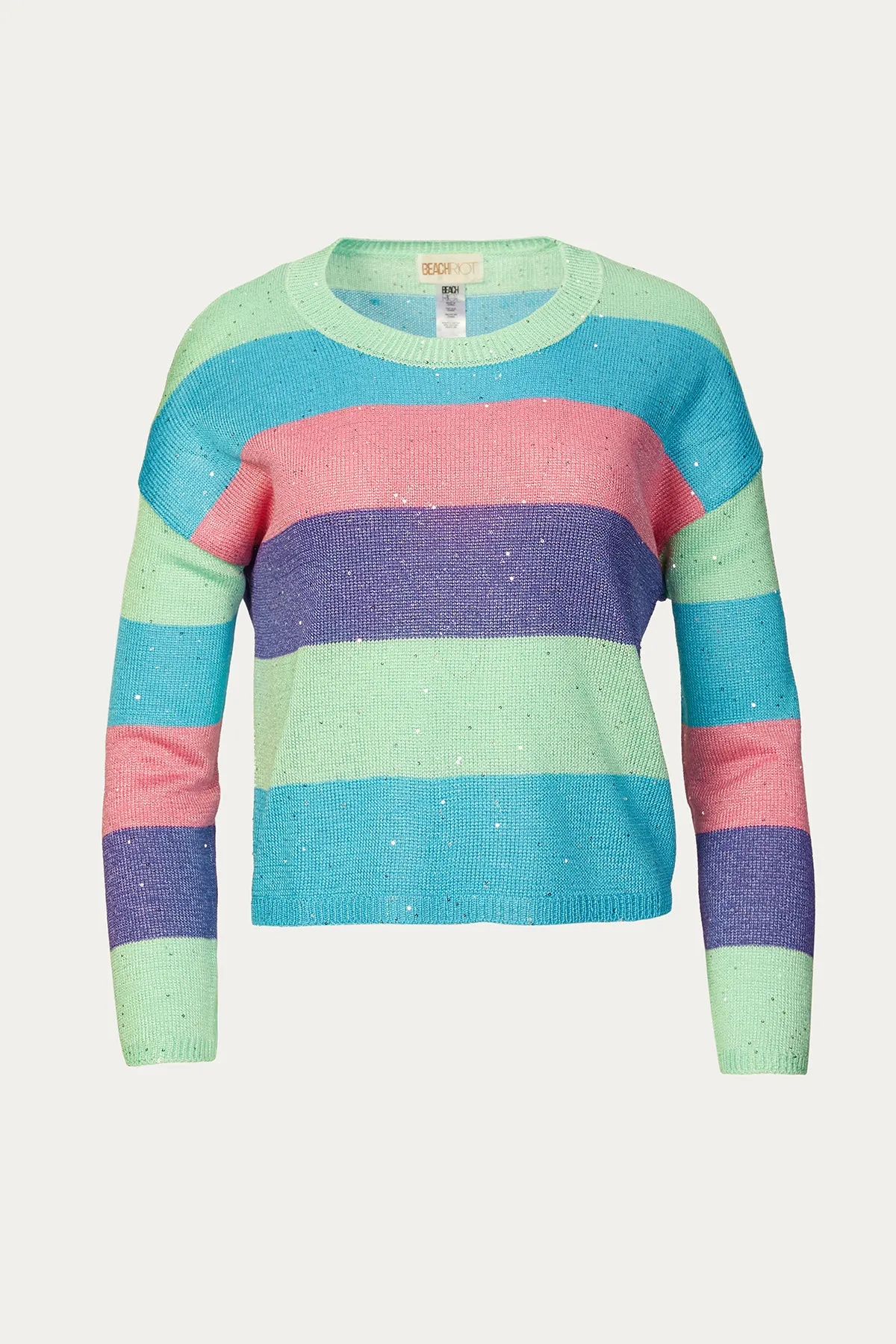 BEACH OPEN-KNIT SWEATER