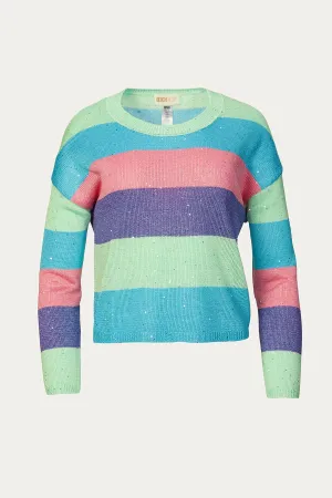 BEACH OPEN-KNIT SWEATER