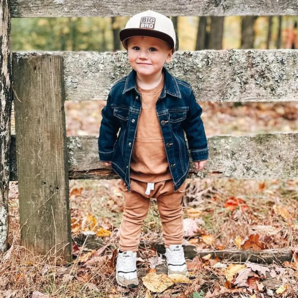 Big Bro Tan Kids Trucker Hat