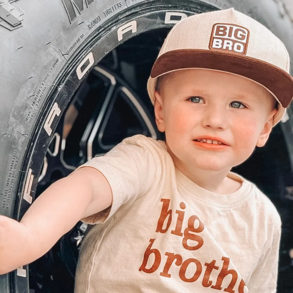 Big Bro Tan Kids Trucker Hat