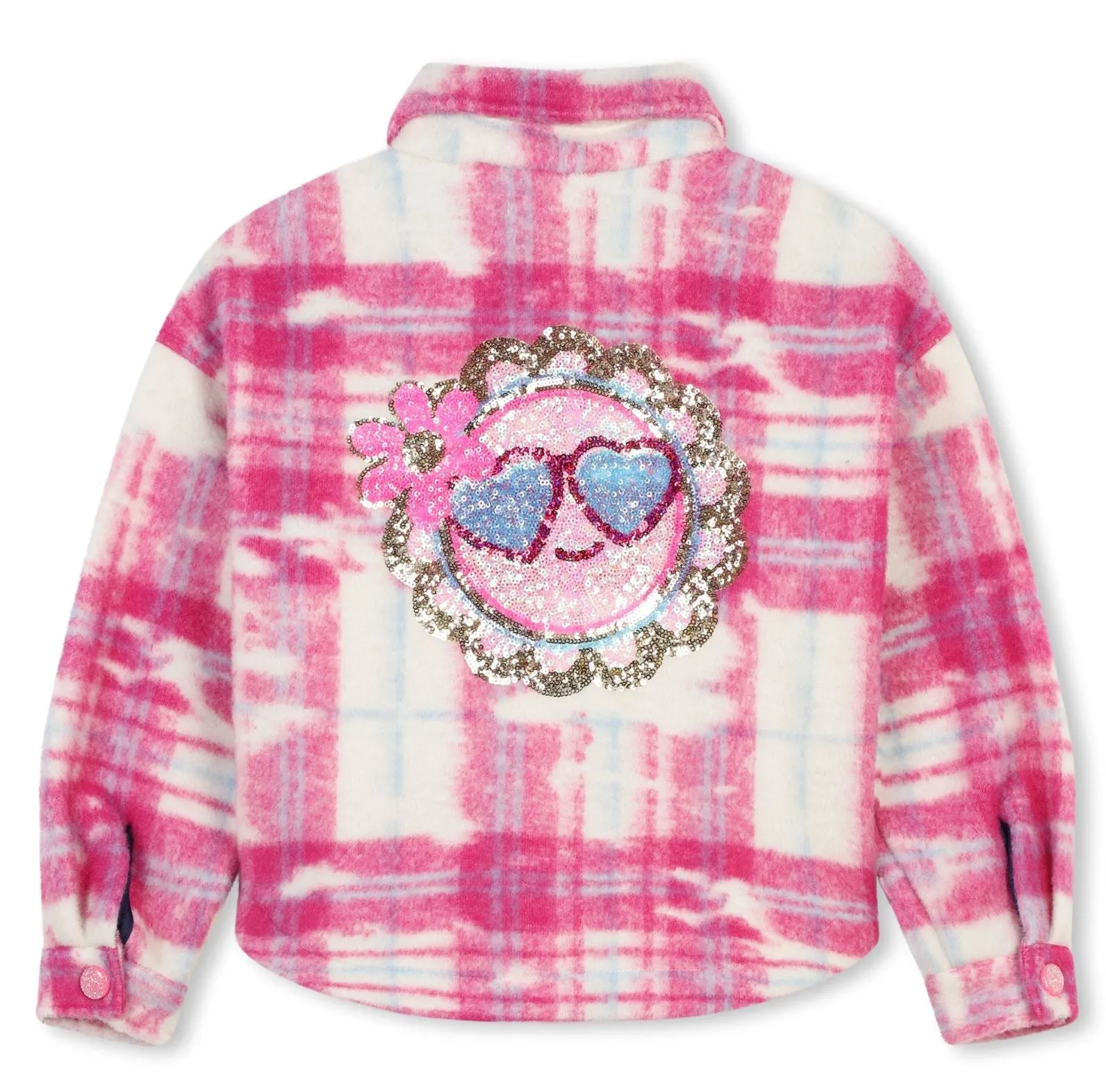 Billieblush Plaid Jacket With Pockets