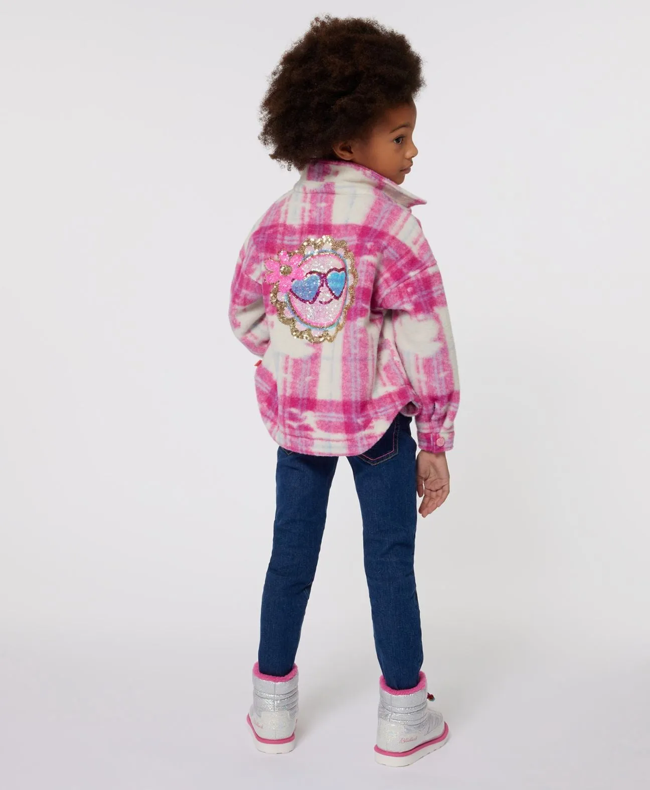 Billieblush Plaid Jacket With Pockets