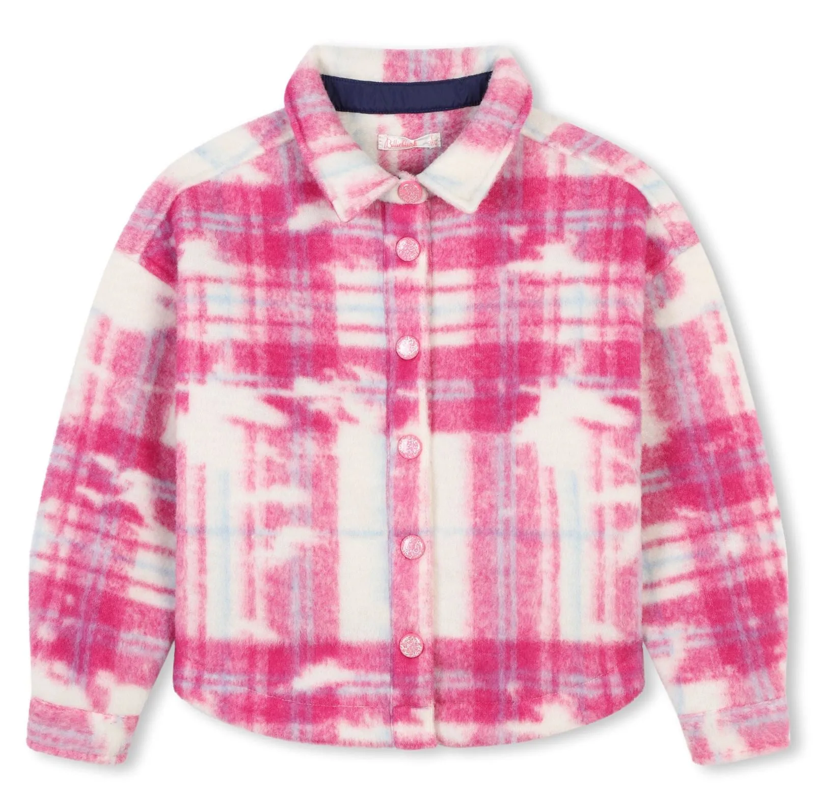 Billieblush Plaid Jacket With Pockets
