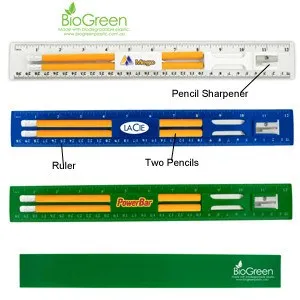 BioGreen Pencil & Ruler Set(SDA-16)