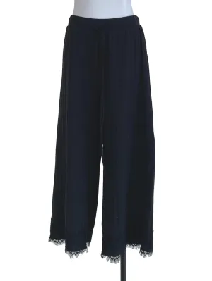 Black Pencil Stripe Formal Pants