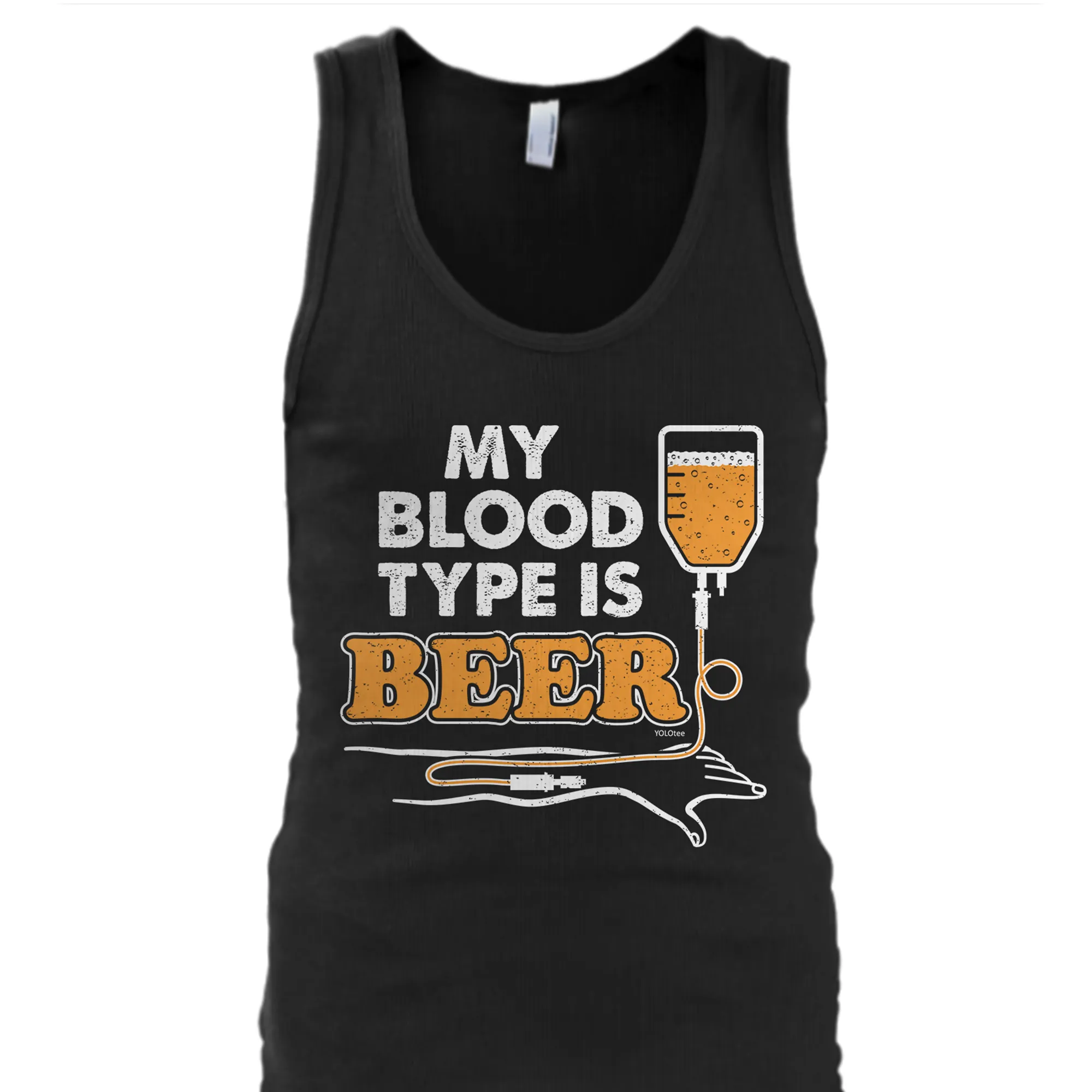 Blood Type Beer (IV) Premium Cotton Shirt