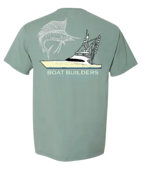 Boat Builders Trading - Yellow Hull Sportfish w Sailfish