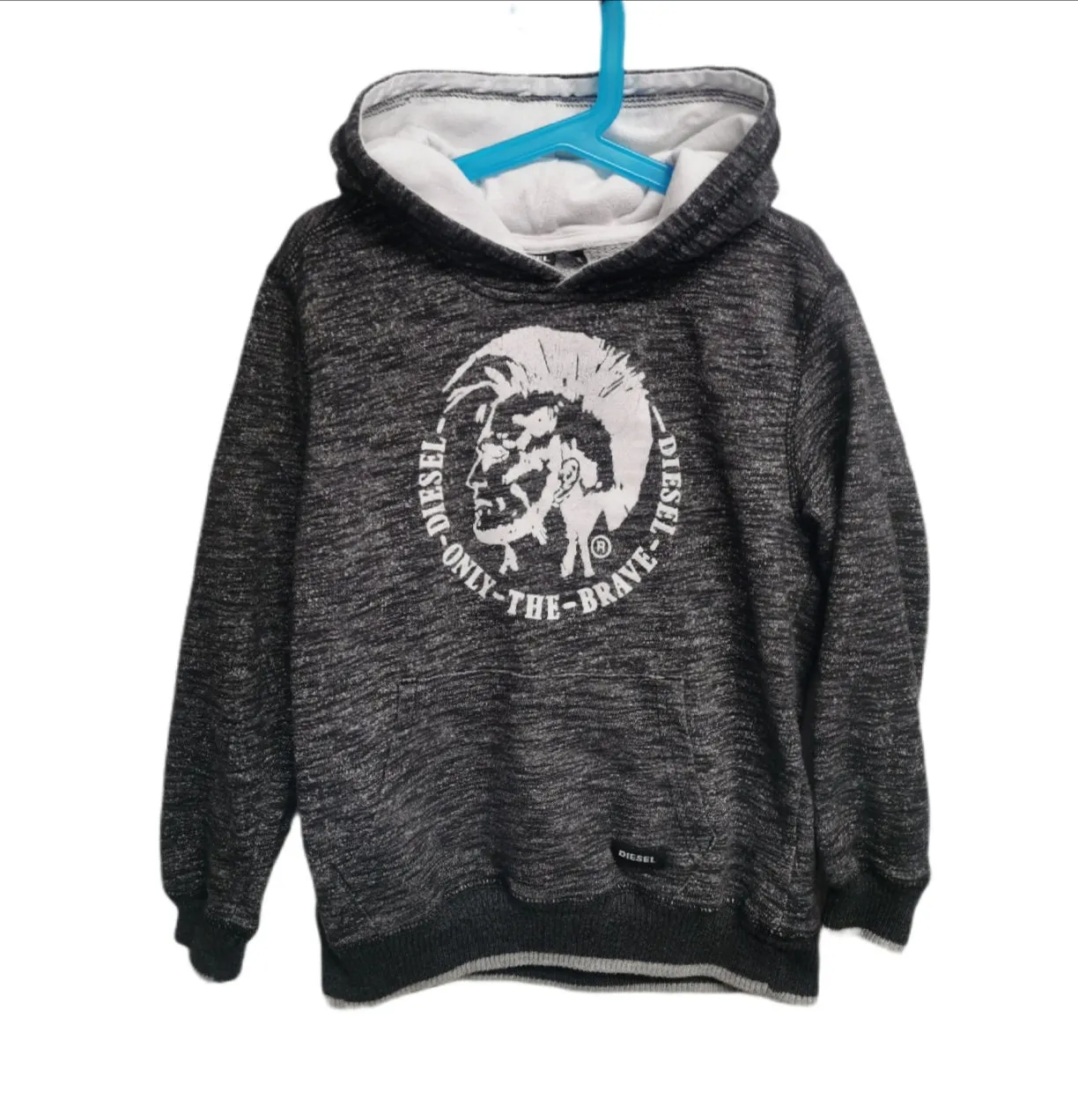 BOY SIZE SMALL (8/9 YEARS) DIESEL, Soft & Cozy Graphic Pullover VGUC B35