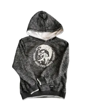 BOY SIZE SMALL (8/9 YEARS) DIESEL, Soft & Cozy Graphic Pullover VGUC B35
