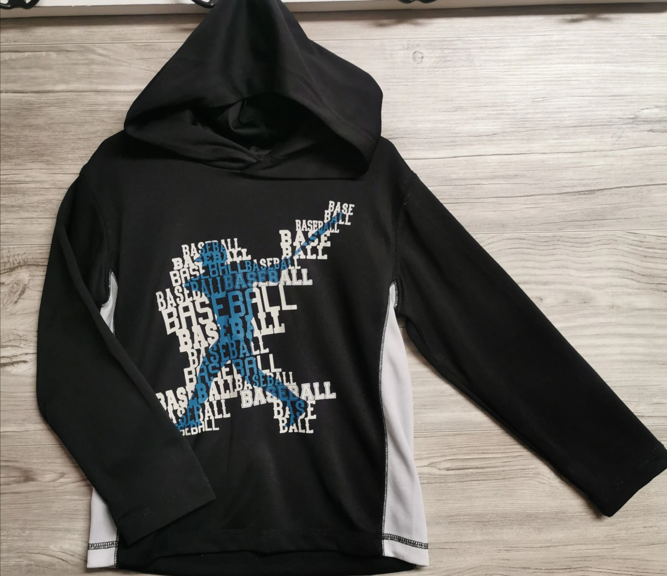 BOY SIZE XS (4 YEARS) - CHILDREN'S PLACE, Baseball Graphic Athletic wear Pullover EUC B30