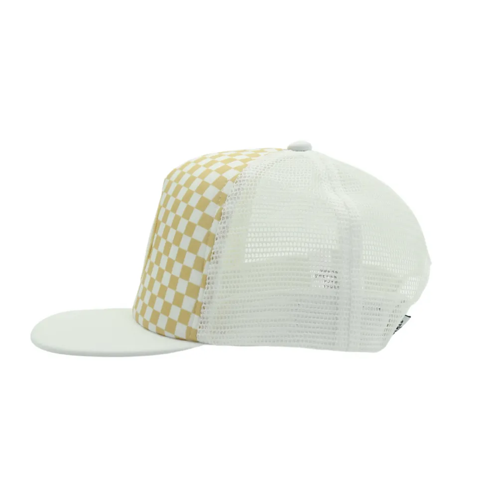 Bubs Tan Checks Trucker Hat