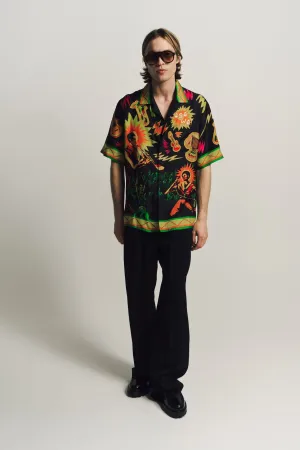 CASABLANCA | MUSIC FOR THE PEOPLE SILK SHIRT
