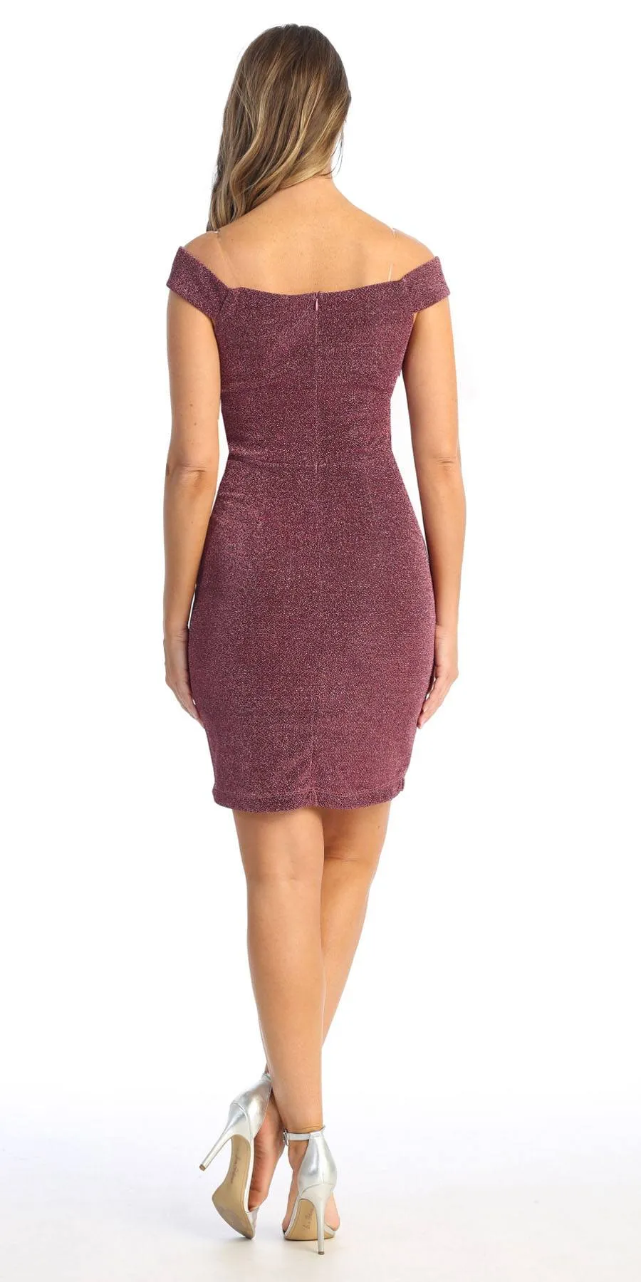 Celavie 6478 Short Off the Shoulder Cocktail Dress