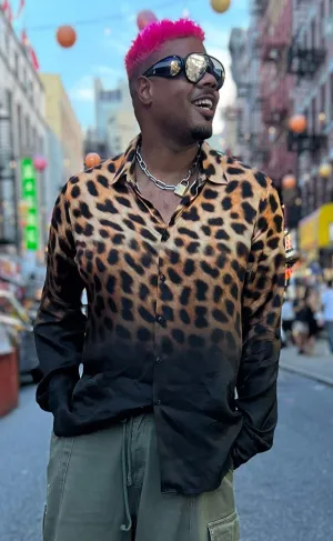 Cheetah Ombre Cupro Unisex Shirt