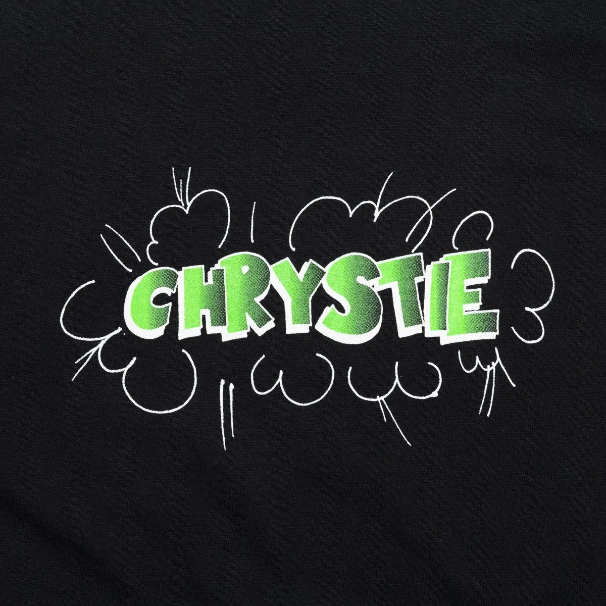 Chrystie NYC Ruscha Logo Tee Black RUSCHATEE-BLK
