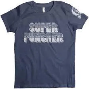 CLSUPERPUNCHER-L-Navy Dale Brisby - Kids T Shirt - Super Puncher