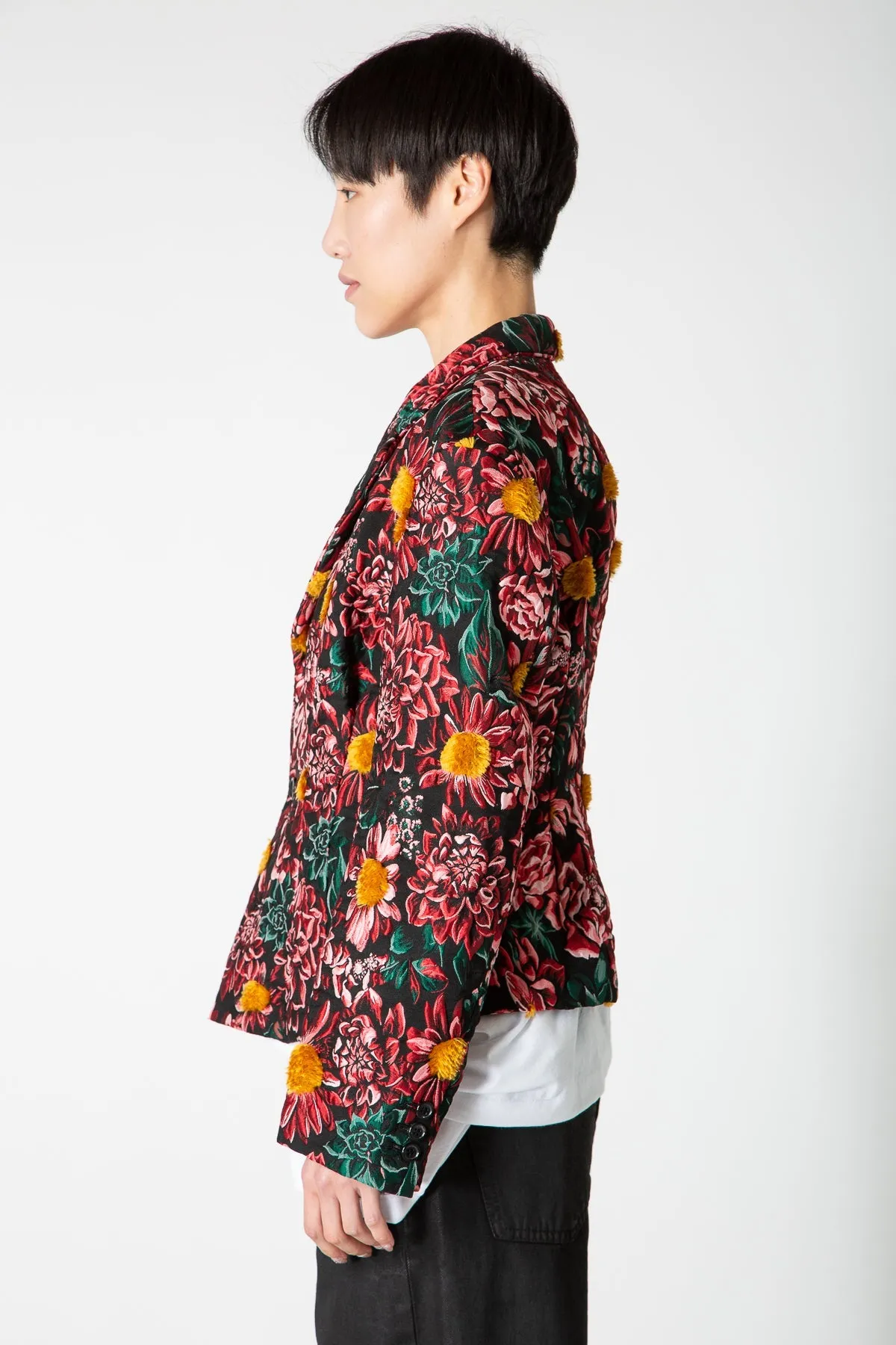COMME DES GARÇONS | STRUCTURED FLOWER JACKET