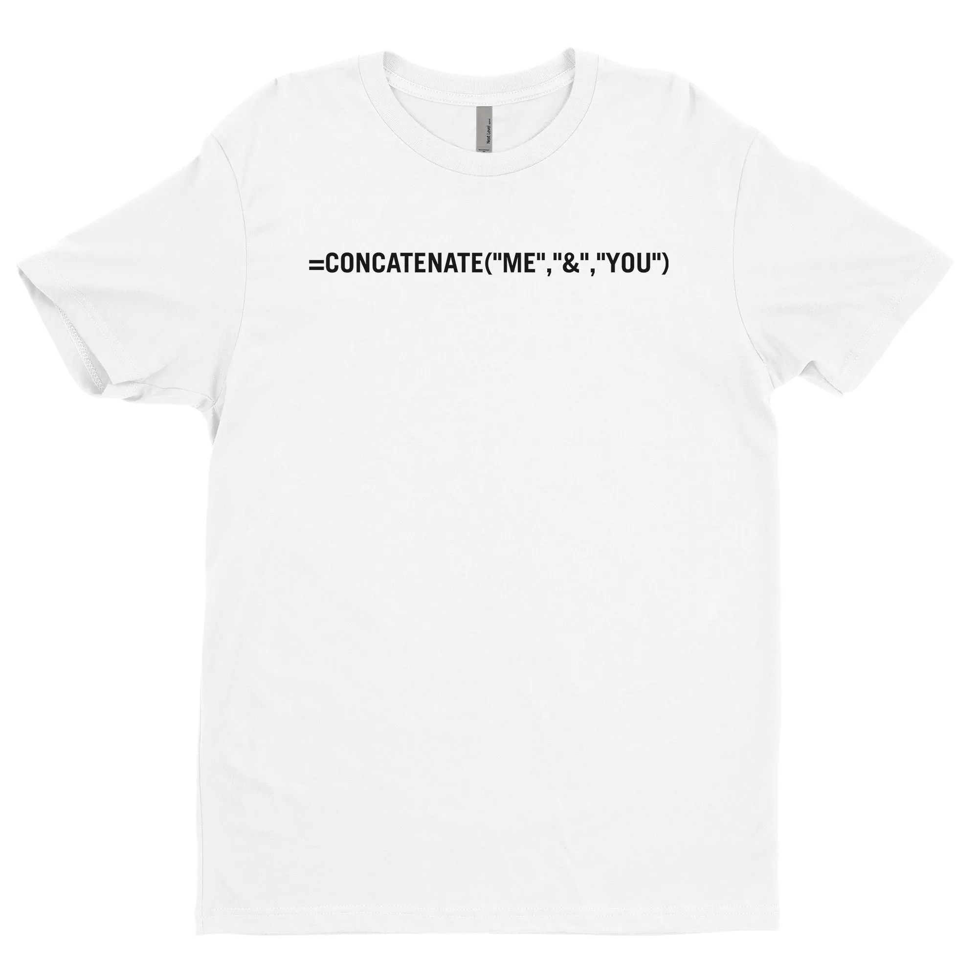 Concatenate Me And You Tee