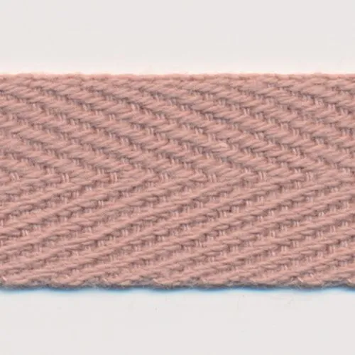 Cotton Herringbone Tape #57 Rose Tendre