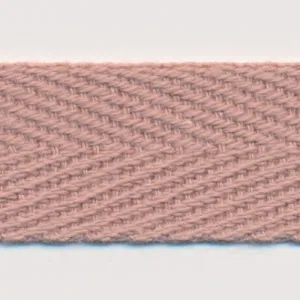 Cotton Herringbone Tape #57 Rose Tendre
