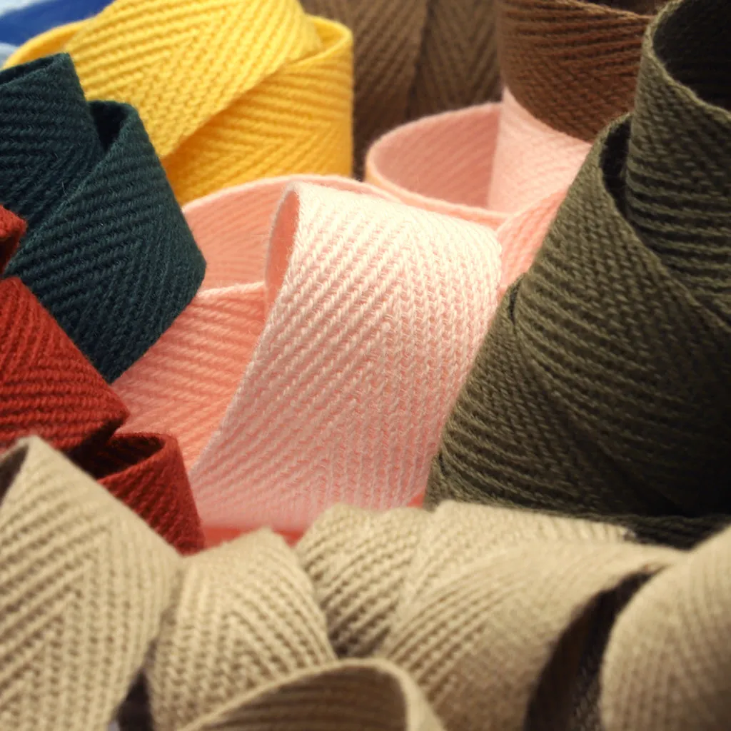 Cotton Herringbone Tape #71 Olive