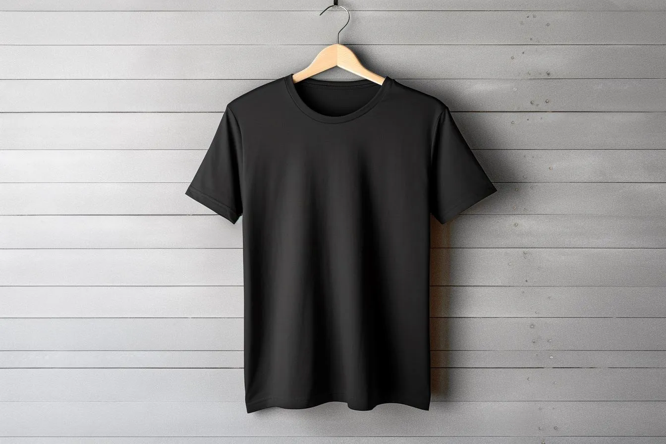 Crew Neck T-shirts with Your Logo on Front and Back