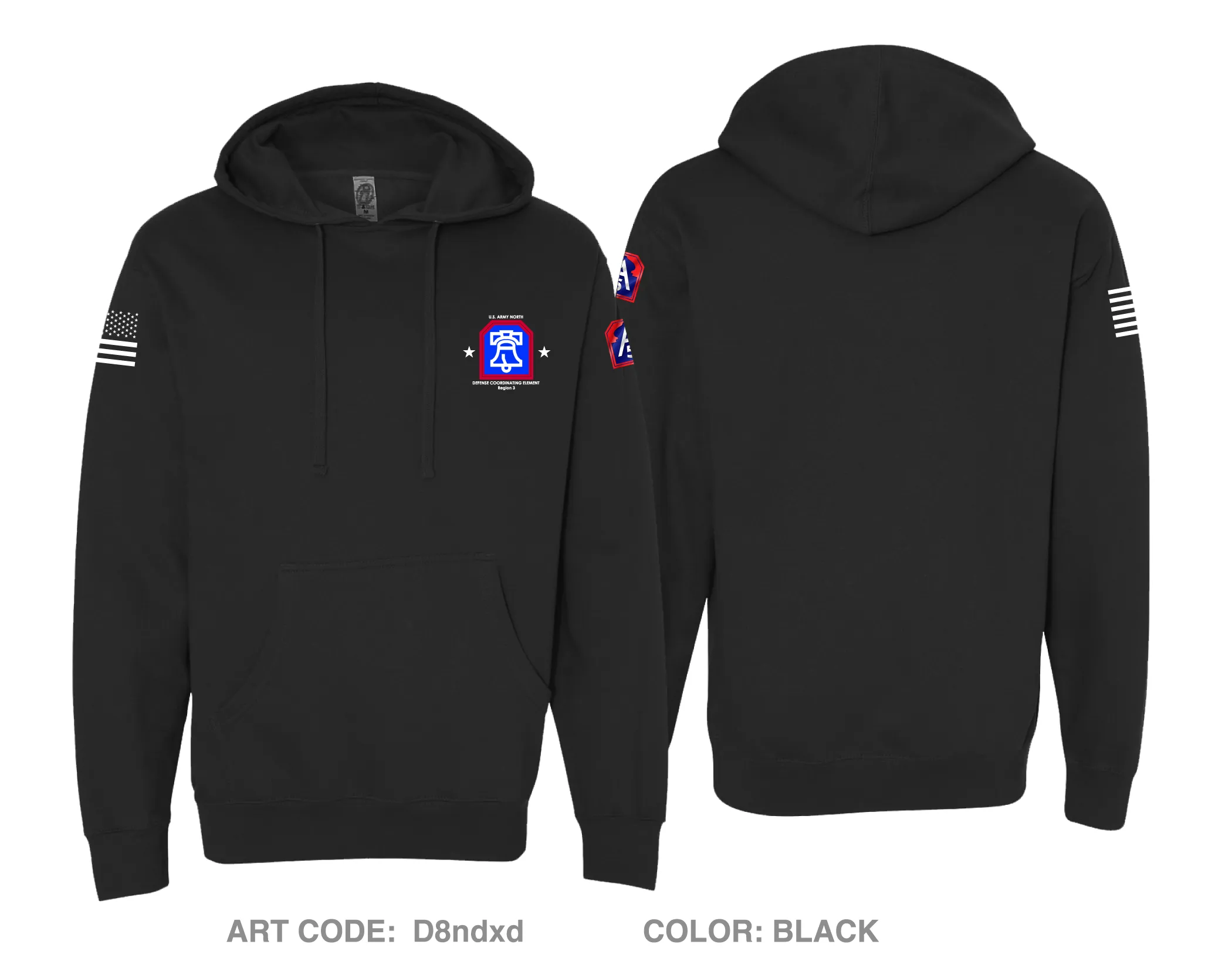 DCE Region 3 Comfort Unisex Hooded Sweatshirt - D8ndxd