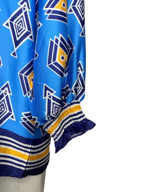 Diamond Peasant Top