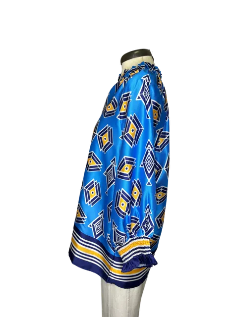 Diamond Peasant Top