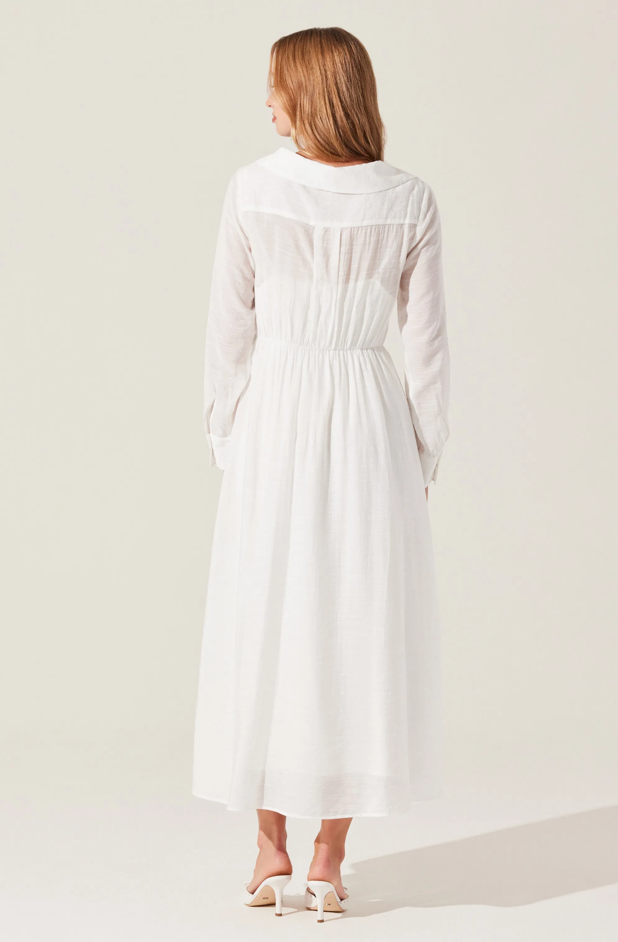 Diell Pleated Midi Dress