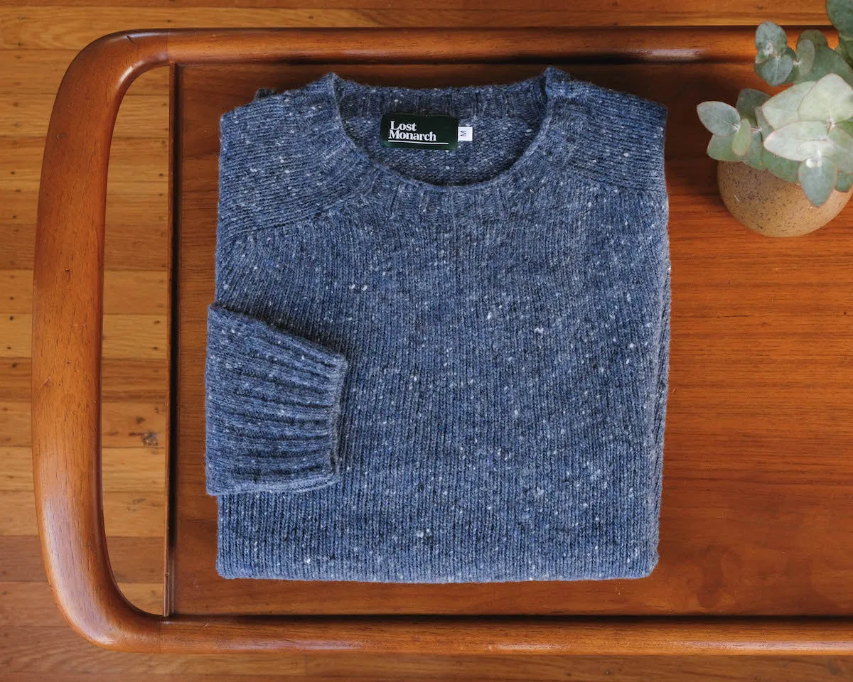 Donegal Sweater in Atlantic